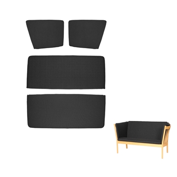 Cushion set for J-148 spoke-back 2 seater sofa  in Basic Select Leather